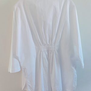 Max Mara White Over Sized Blouse